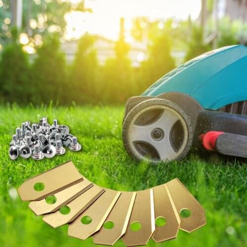 30/45 Pack Lawn Robot Blade Gold Lawn Mover Replacement Blade For Garden Lawn Mower Automower Yardforce Garden Tools