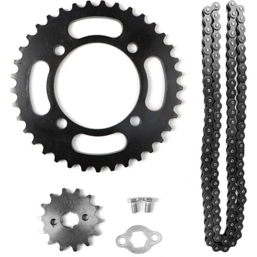420 Chain 37T Rear & 14T Front Sprocket for SSR Coolster Taotao Pit Bike 110cc 125cc ATV 4 Wheeler