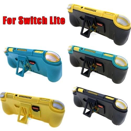 For Nintendo Switch Lite Mini Accessories Double Protection Shell TPU Soft Cover Case Hard Shell Stand Hand Grip Game Card Slots