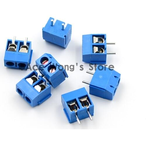 Free Shipping 5.08-301-2P 301-2P 100PCS 2 Pin Screw Terminal Block Connector 5mm Pitch (100PCS/LOT)