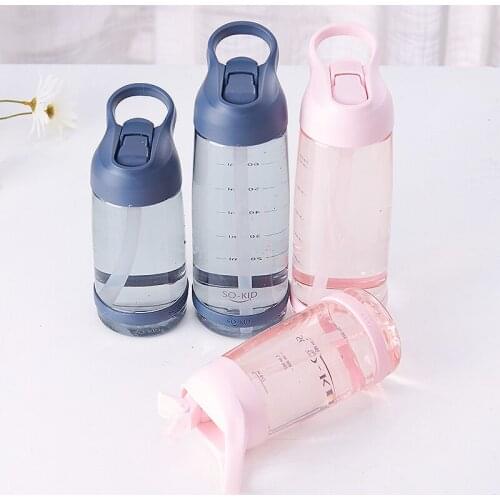 Tritan Water Bottle With Straw Bpa Free Outdoor Sports Bottles 1000ml High Quality Hiking Camping Shaker H10980