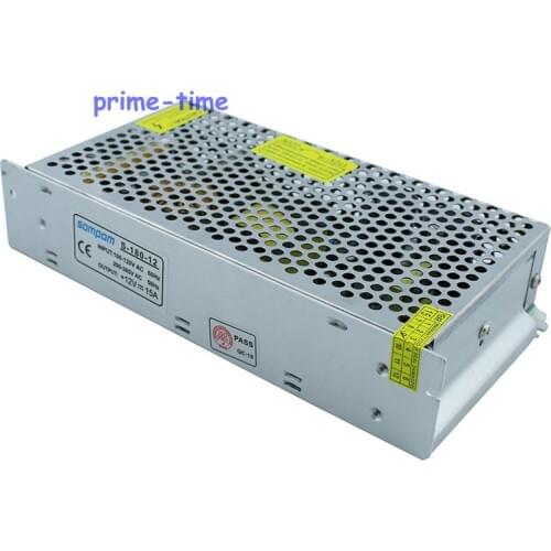 DC 12V 15A 180W Switch Power Supply Driver For LED Strip Light Display AC110-220V input voltage transformers