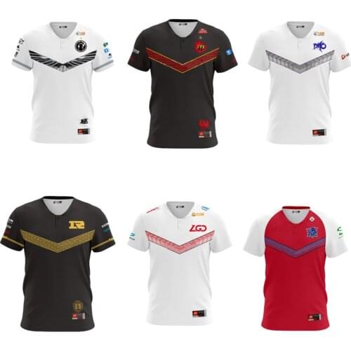 LOL LPL 2020 Esports Jersey IG RNG EDG SN LGD TES JDG Player Jersey Uniform Customized ID Name Tshirt Men Women Custom Tee Shirt
