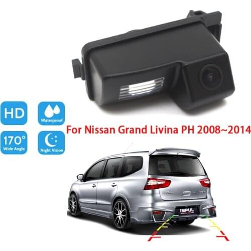 Car Rear View Camera For Nissan Grand Livina PH 2008 2009 2010 2011 2012 2013 2014 Full HD Night Vision Back Up Reverse Camera