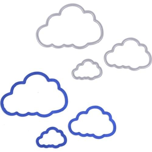 3 Clouds Metal Die Cuts Metal Cutting Dies Scrapbooking Embossing Folder Paper Cards Decorative Crafts DIY