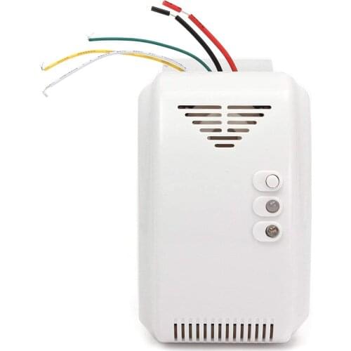 12V Wall-Mounted Gas Detectors Alarm Butane LPG Sensor Sound Light Warn Propane for Household Bedroom Protection Alarm system