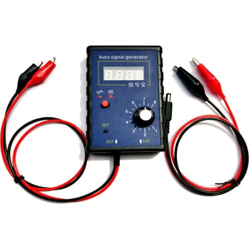 Portable Auto Vehicle Signal Generator Car Hall Sensor and Crankshaft Position Sensor Signal Simulator Meter 2Hz to 8KHz
