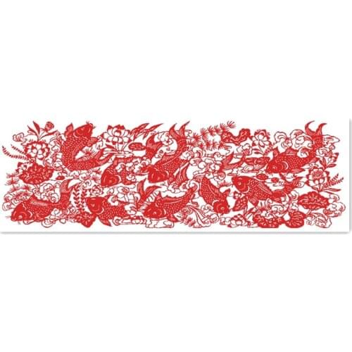 Red fishes cross stitch package Chinese simple pattern 18ct 14ct 11ct cloth cotton thread embroidery DIY handmade needlework