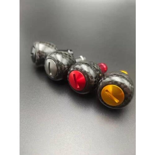 LinMo Fishing parts Carbon Fiber 3000-6000 Series Fishing Reel Handle Knobs Bait Casting Spinning Reels Fishing Tackle Accessory