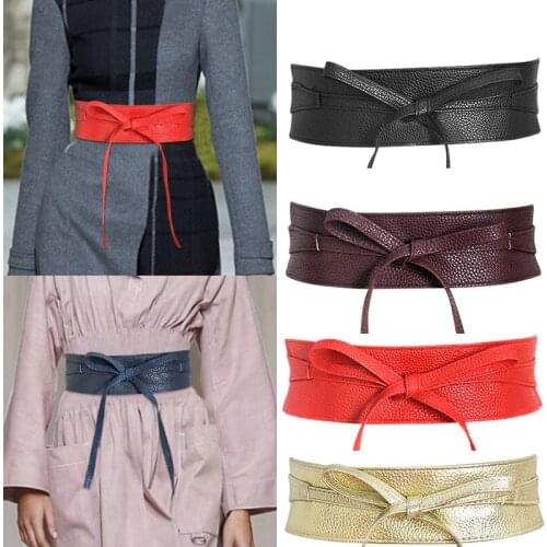 Womens Belt for Dress Elastic Stretch Cinch Lady Cummerband Plus Size Girls Waistband Waist Seal 7cm Wide cinturones para mujer