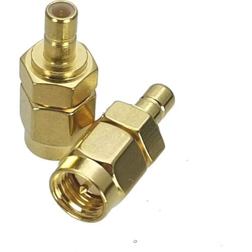 1Pcs Connector SMA Male plug to SMB Male Plug RF Adapter Coaxial High Quanlity