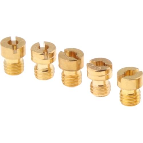 10x Carburetor Main Jet Kit 125 - 140 for Motorcycle Keihin OKO PWK - Copper