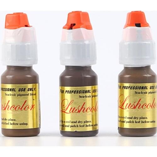 2 bottle/lot package sale LUSHCOLOR 38 Colors Semi Cream Permanent Makeup Pigments Microblading Microshading Tattoo Ink for Lips