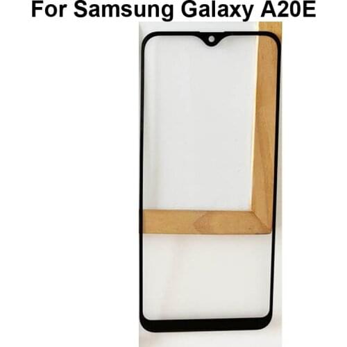 2PCS For Samsung Galaxy A20E Touch Screen Glass Digitizer Panel Front Glass Sensor For Galaxy A 20E Without Flex