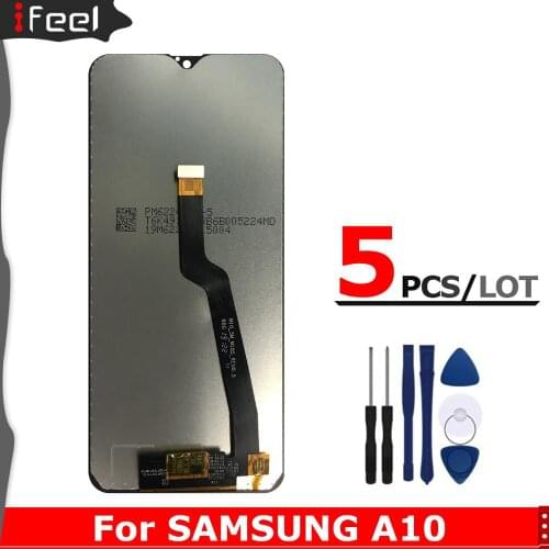 5PCS/Lot For Samsung Galaxy A10 A105 A105F A105FD A105M LCD Display With Touch Screen Super AMOLED