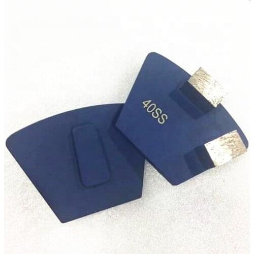 GS08 Metal Bond Diamond Polishing Pads Redi Lock Renovation Tool Concrete Grinding Disc for Floor Surface Preparation 12PCS