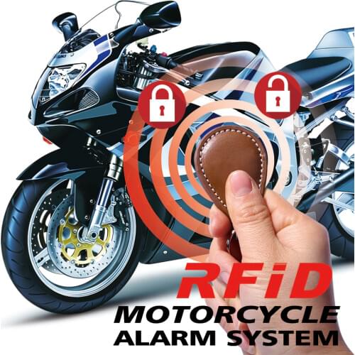 BANVIE RFID immobilizer Motorcycle Alarm System with Engine Cut Off ID Card Lock Motorbike Anti-theft Lock