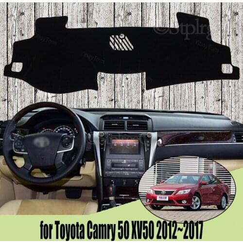 For Toyota Camry 50 XV50 2012~2017 Car Styling Covers Dashmat Dash Mat Sun Shade Dashboard Cover Capter