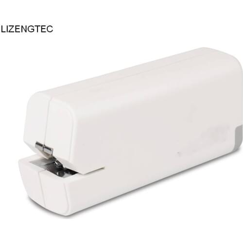 Free Shipping LIZENGTEC New Design Electricity Battery Stapler For School Office Factory Supplies