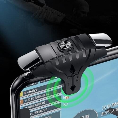 2Pcs F01 Sensitive Touch Metal Buttons Anti-scratch Mobile Games Shooting Trigger Controller Gamepad for PUBG