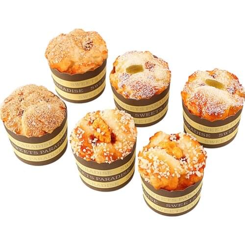 Fake Cupcake Artificial Cake Food Model Toy For Kitchen Decor Artificial Food Cake Mixed Play Food Model Kitchen Toy Newcomer