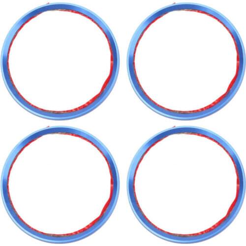 Neumaticos de auto araba aksesuar Wheel Hub Ring Centric Decoration Spacer Aluminium Alloy for Car Modification pneus de