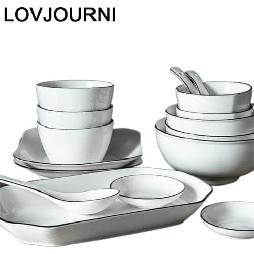 Crockery Tigela Plate Cuenco Ramen Ice Cream Kitchen Vajilla Ceramica Mutfak Malzemeleri Sauce Soup Dinnerware Ceramic Bowl
