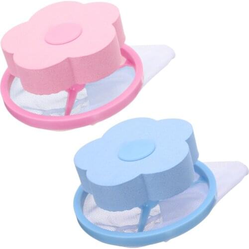 Reusable Floating Fur Catcher Filtering Laundry Lint Pet Hair Remover Mesh Bag Washing Machine Filter Household Laundry Balls