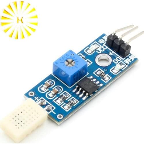 HR202 Humidity Detection Sensor Module DC 3.3V-5V LM393 Chip (3 wire system) Connector