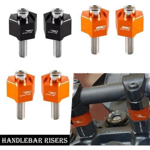 Motorcycle CNC Handle Bar Riser Clamp Extend Handlebar Kit 890 ADVENTUR ADV Handle Bar Mount Clamp FOR 890 ADVENTURE R 2020 2021
