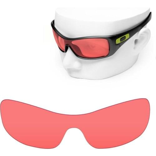 OOWLIT Polarized Replacement Lenses of HD Pink for-Oakley Antix Sunglasses