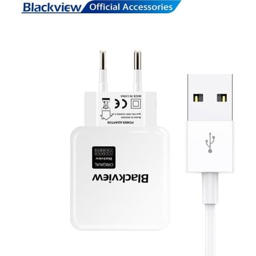 Original Blackview BV9500 Charger White Wired Cable BV9500Pro Type-C Jack Cable for BV9500 PRO
