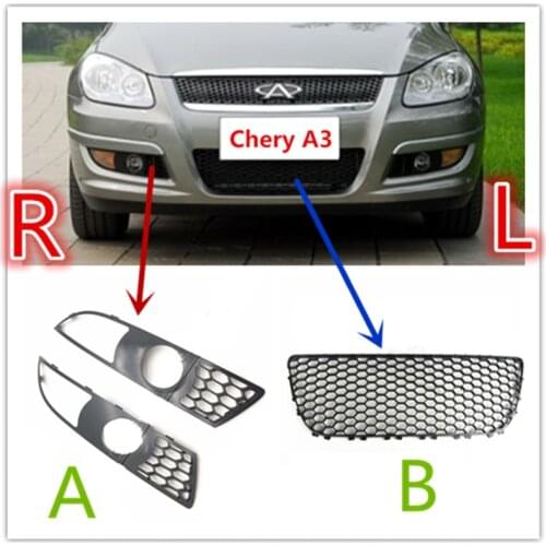 Car front bar net, car front bar under the air grid, car turn signal grid, fog lamp frame for CHERY A3 ,CHERY M11
