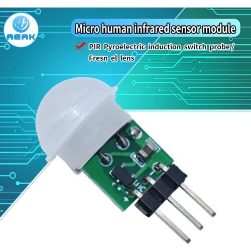 Mini IR Pyroelectric Infrared PIR Motion Human Sensor Automatic Detector Module AM312 Sensor DC 2.7 to 12V
