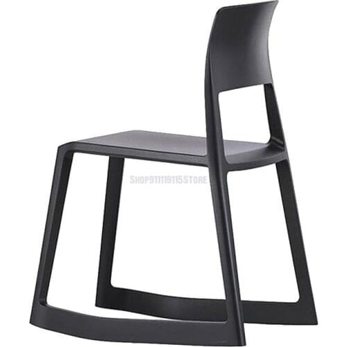 Nordic Plastic Dining Chair Modern Simple Color Leisure Chair Student Training Chair Creative Restaurant Coffee Designer Chair