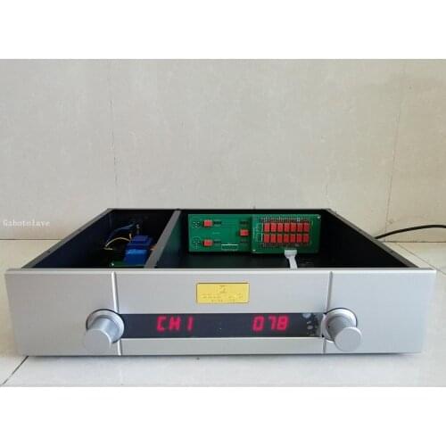 Full version GAOWEN Aluminum Chassis Preamplifier Enclosure balanced volume Version (including balanced volume control board)