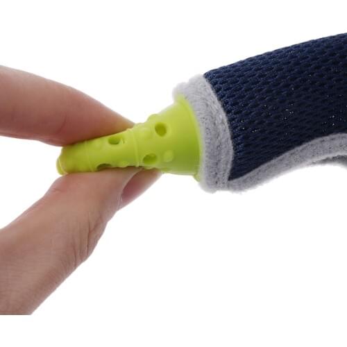 Baby Child Finger Guard Stop Thumb Sucking Wrist Band Baby Nursing Mittens Teether Pacifier Newborn Dental Care