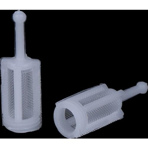 10pcs Plastic Gravity Type Spray Gun Spray Filter Pot Diameter 11mm