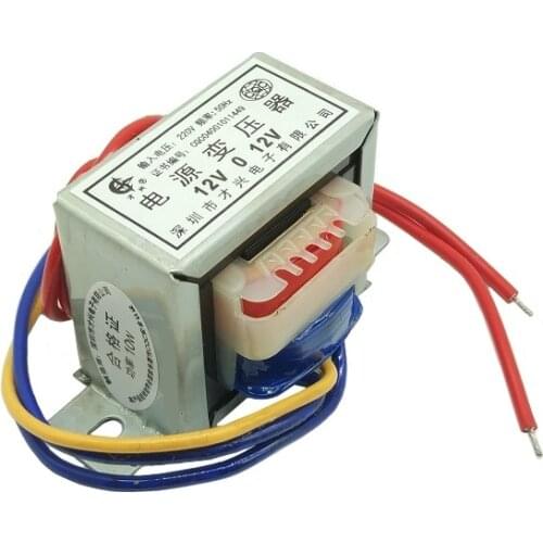 Power Transformer EI48 DB-10VA 220V to double 12V 0.42A 12V × 2 power frequency AC