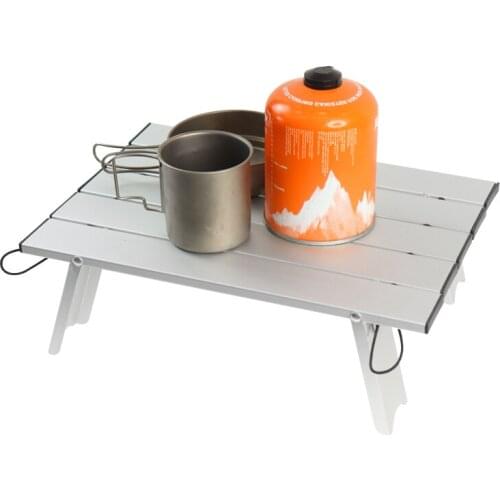 Camping Table Aluminum Alloy Mini Portable Foldable Gas Stove Stand for Outdoor Accessory Hiking Picnic Fishing BBQ Folding