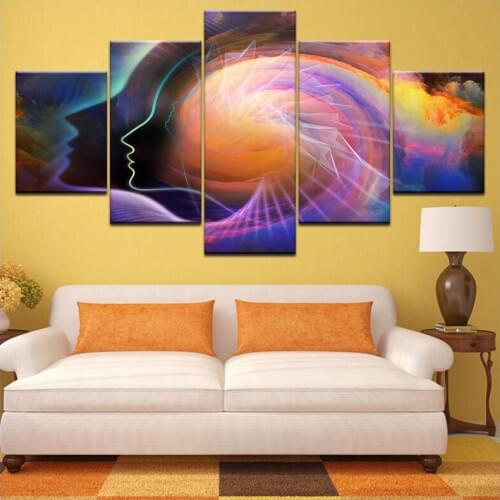 Rhinestones Diamond Embroidery abstract women face body line Colorful full square round drill 5d 5pcsdiy diamond paintingZP-3164