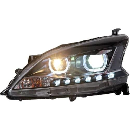 Goodmolds LED Daytime running light Headlights Conversion For 2013-2015 nissan sylphy front lamps