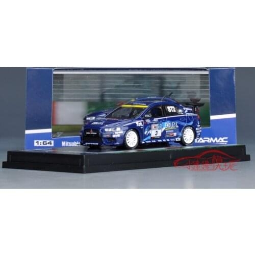 Tarmac Works 1:64 Mitsubishi EVO X Lancer 3# Diecast Collection of Simulation Alloy Car Model Children Toys