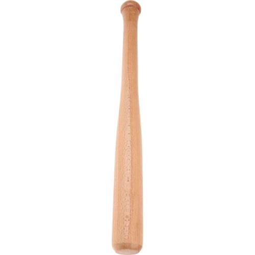 Natural Wooden Baseball Bat 54cm/21inch Family Safety Exercise Training Aid