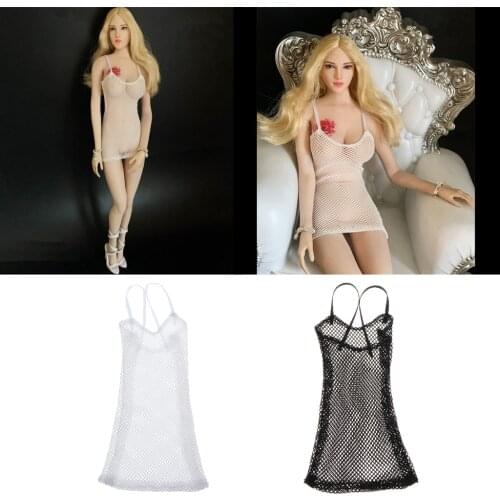 1/6 Fahsion Female Dolls Fabric Dress Up Accessories Sling Dress in