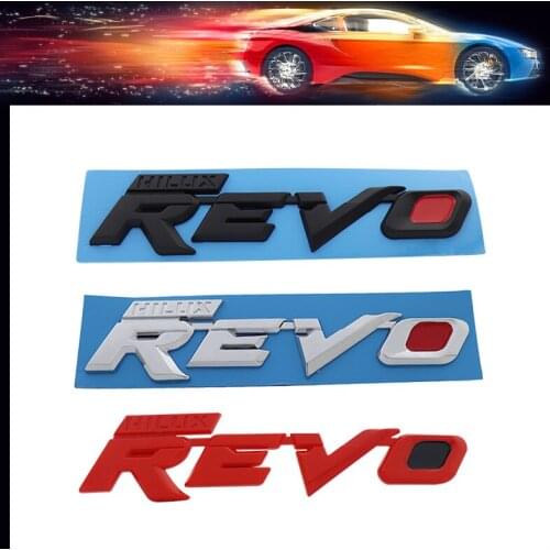 3D HILUX REVO car Hood Fender trunk Rear Bonnet Nameplate Decal Emblem Badge Sticker for REVO M70 M80
