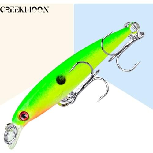 5cm 2.1g Fishing Lure Minnow Hard Bait Tackle Lures 3D Eyes Peche Wobblers Floating Crankbaits for All Water Sea Carp Baits