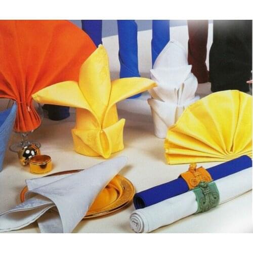 50*50cm Wholesale Top Quality Durable Restaurant Folding Table Napkins Star Hotel Multi-Colour Linen Mouth Cloth Free Shipping