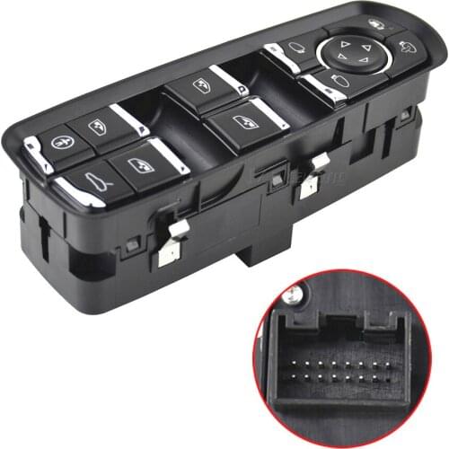 7PP959858 For Porsche Macan 2015 -2018 Panamera 2011-2015 Cayenne 2011-2014 Main driving Power Window Switch Buttom 7PP959858A E
