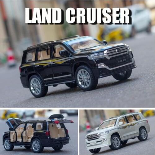 1:24 1:32 TOYOTA LAND CRUISER SUV Car Model Alloy Die Cast Classic Luxury Cars Favorites Gift Kids Toys Cars Free Shipping